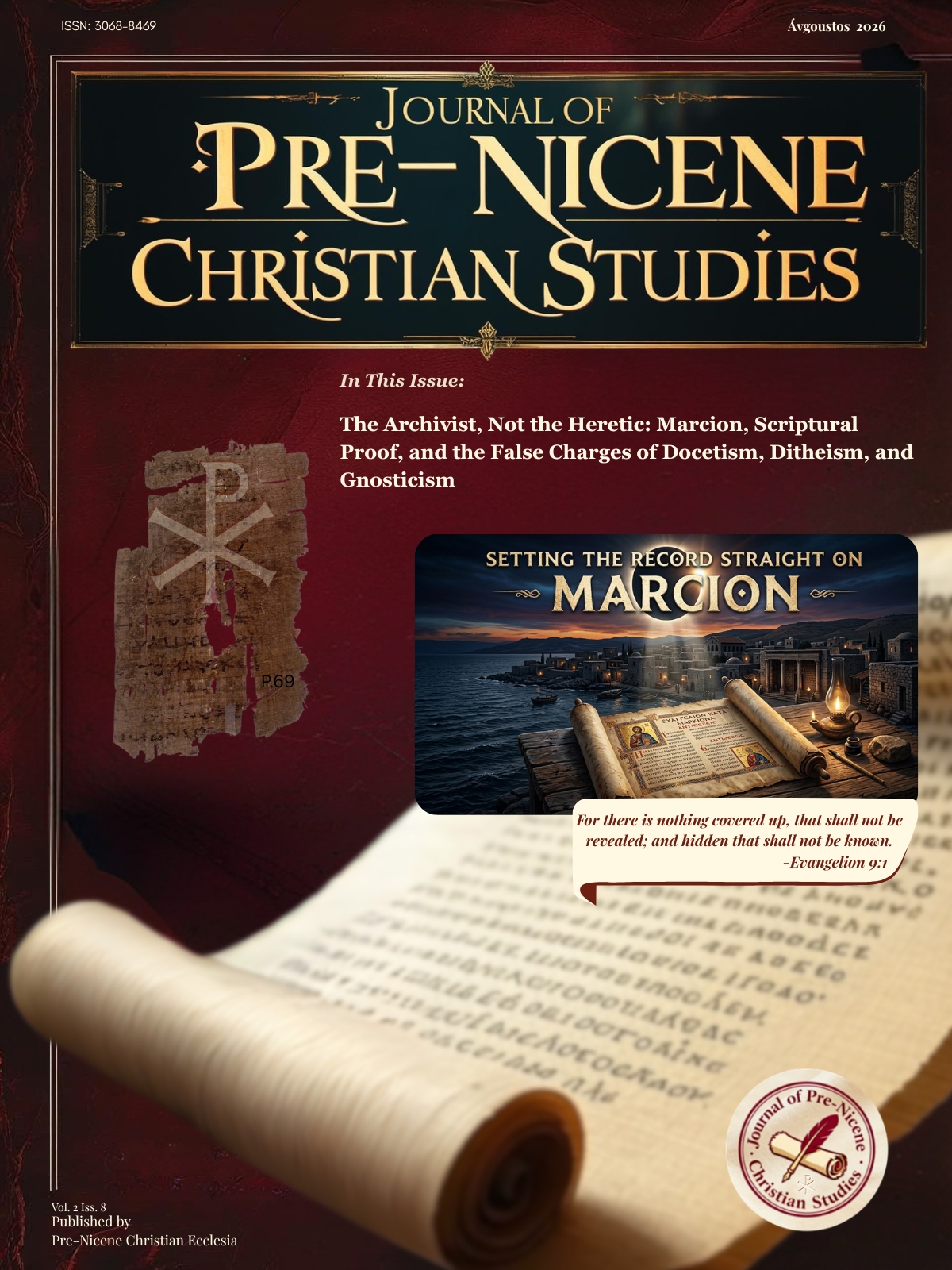 August 2026 JPCS cover — The Archivist, Not the Heretic